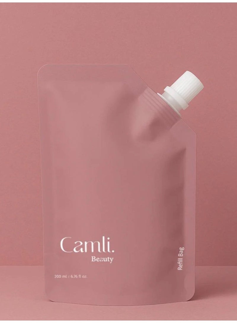 عبوة إعادة تعبئة زبدة الجسم كاراميل